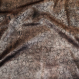 MFC.Rose Gold on Black.03.jpg Metallic Floral Cow Sides Image