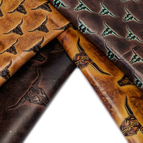 Longhorn Embossed Cow