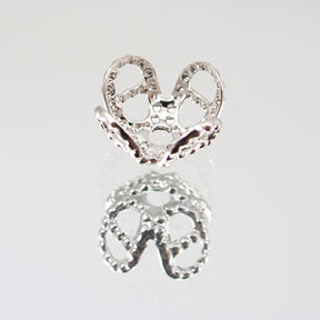 Small Filigree Beadcap - Small Plate 24pk