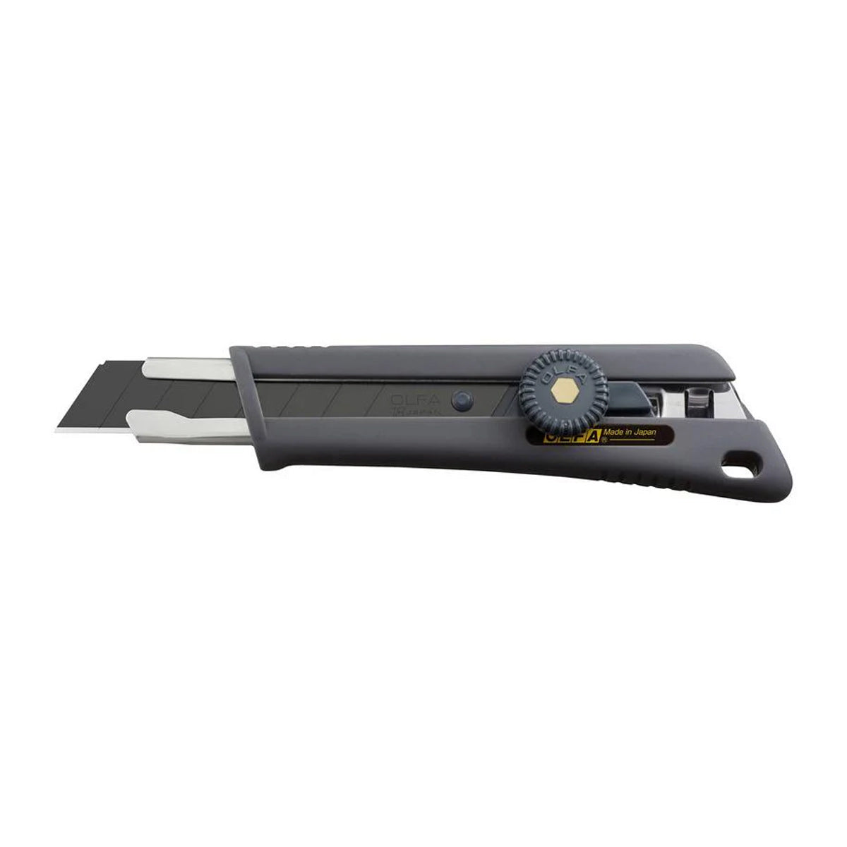 401-9046.SLC.01.jpg 18mm  Rubber-Grip Ratchet-Lock Utility Knife Image