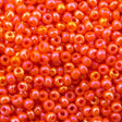 229-1025.SLC.jpg Seed Beads 10/0 Opaque Orange AB - 20g Image