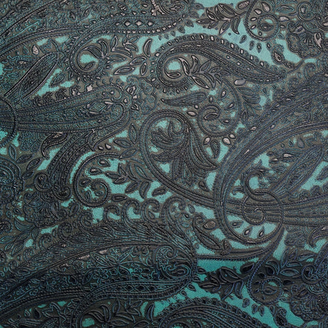 KSMR.Aegean Teal.02.jpg Paisley Embossed Cow Image
