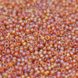 15/0 Seed Beads - Matte Light Brown AB 8.2g