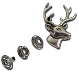 Right Facing Deer Line 24 Snap Set