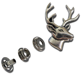 Right Facing Deer Line 24 Snap Set