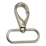 1 1/2" Push Gate Swivel Snap - Nickel Plate