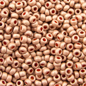 Seed Beads 10/0 Metallic Beige Matte - 20g