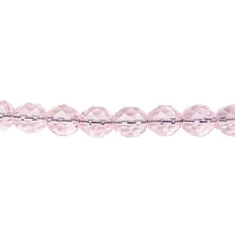222-4170.SLC.1.jpg 10mm Firepolish Strand - Rose Image