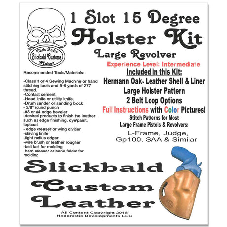 1SHK.Large Revolver.01.jpg Slickbald Holster Kits - 1-Slot Image
