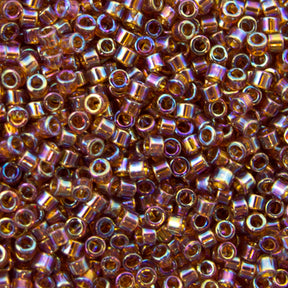 Delica Bead - Transparent Amber AB DB170