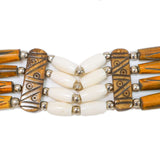16-5460.SLC.1.jpg Bone Choker - Amber & White Image