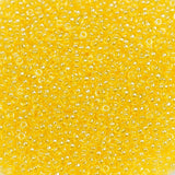 15/0 Seed Beads - Transparent Yellow Luster 10g