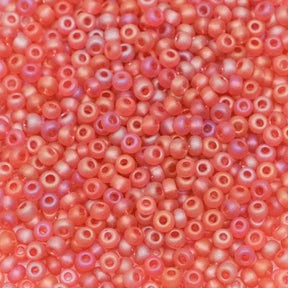 Seed Beads 10/0 Transparent Pink AB Matte - 20g