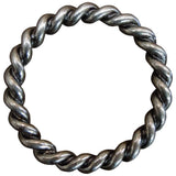 Rope Ring - Antique Silver