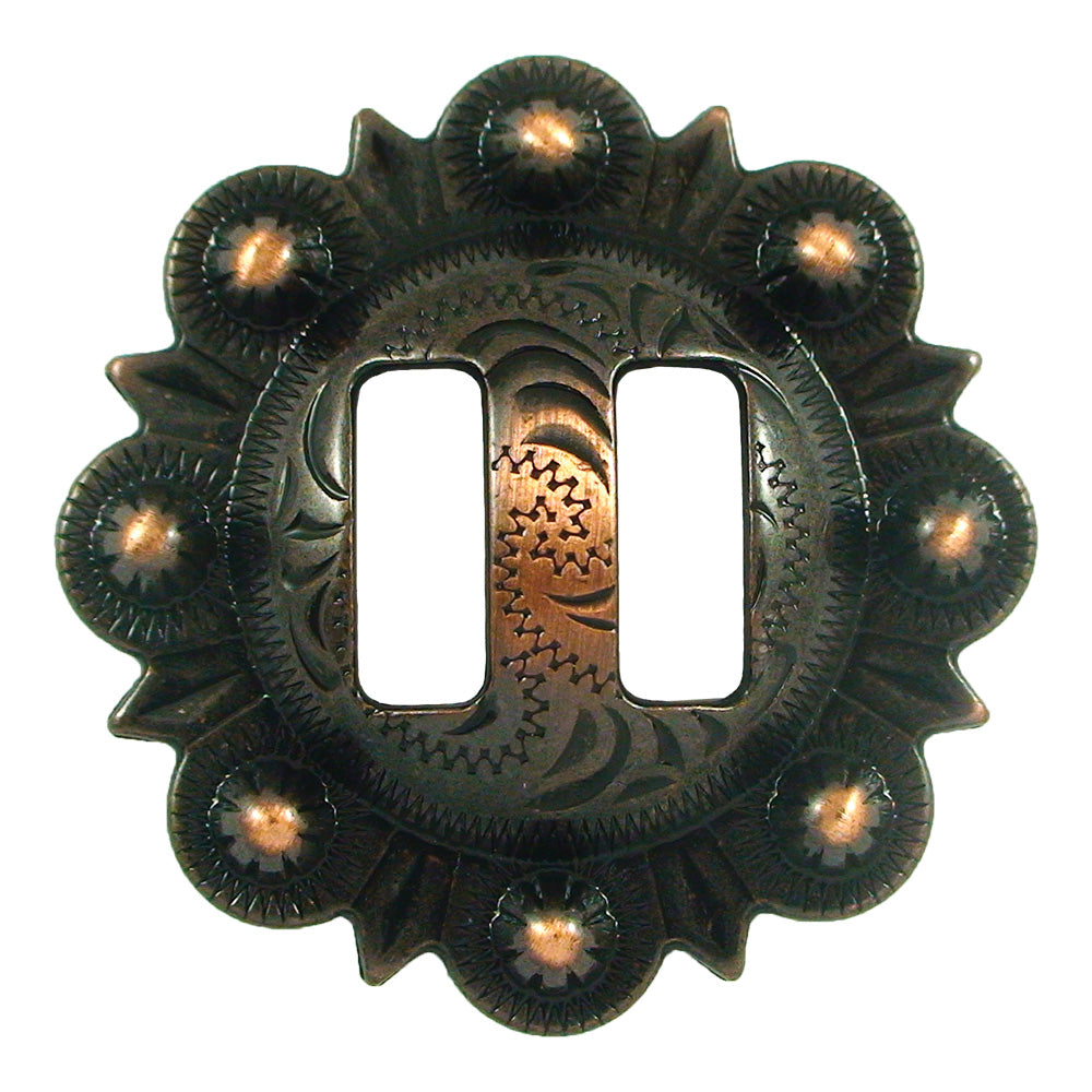 115-177003.SLC.jpg 1" Slotted Berry Concho - Copper Image