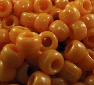 229-207.SLC.jpg Orange Pony Beads - 250pk Image