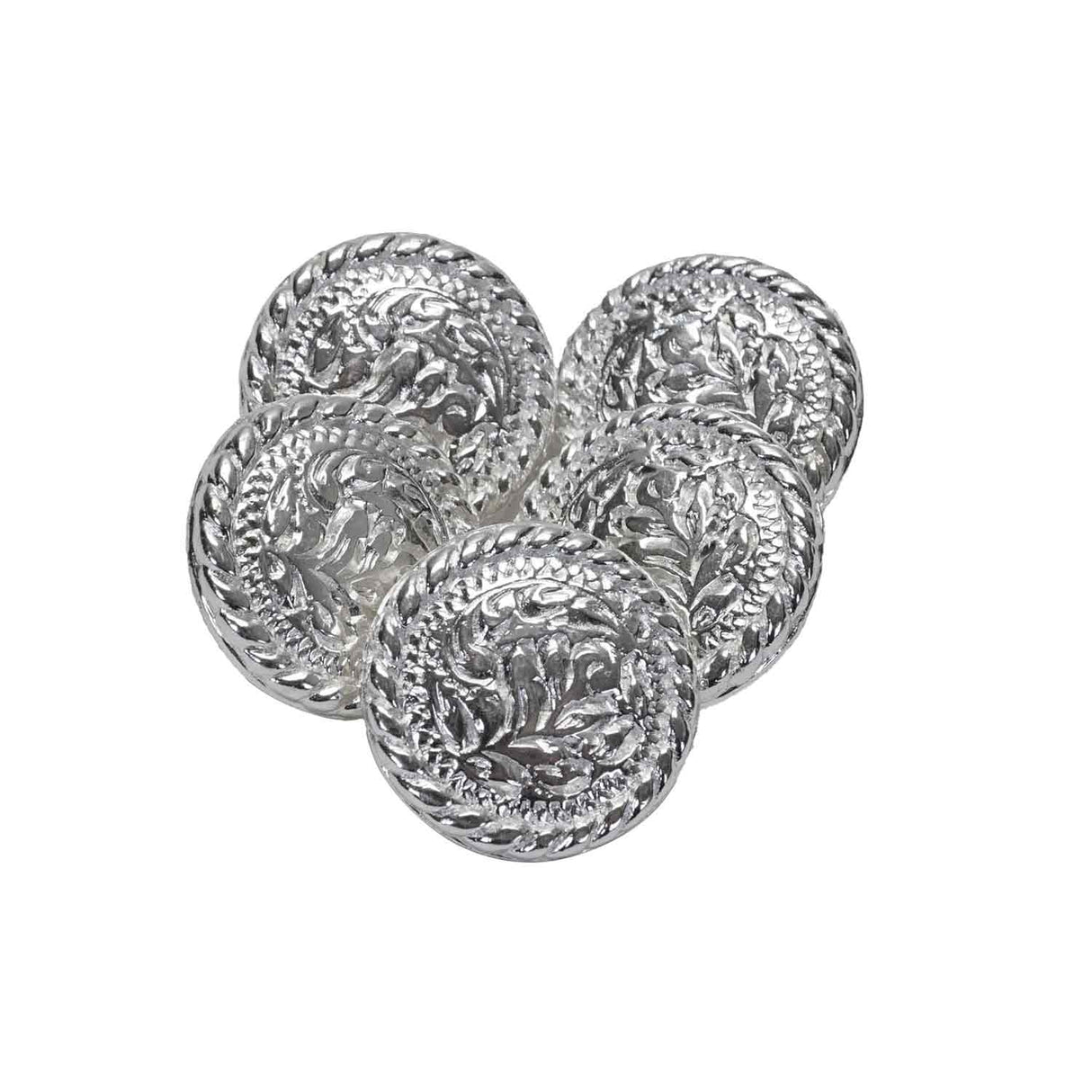 FSLH-43.SLC.01.jpg ¾” Round Filigree Concho – 5 Pack Image