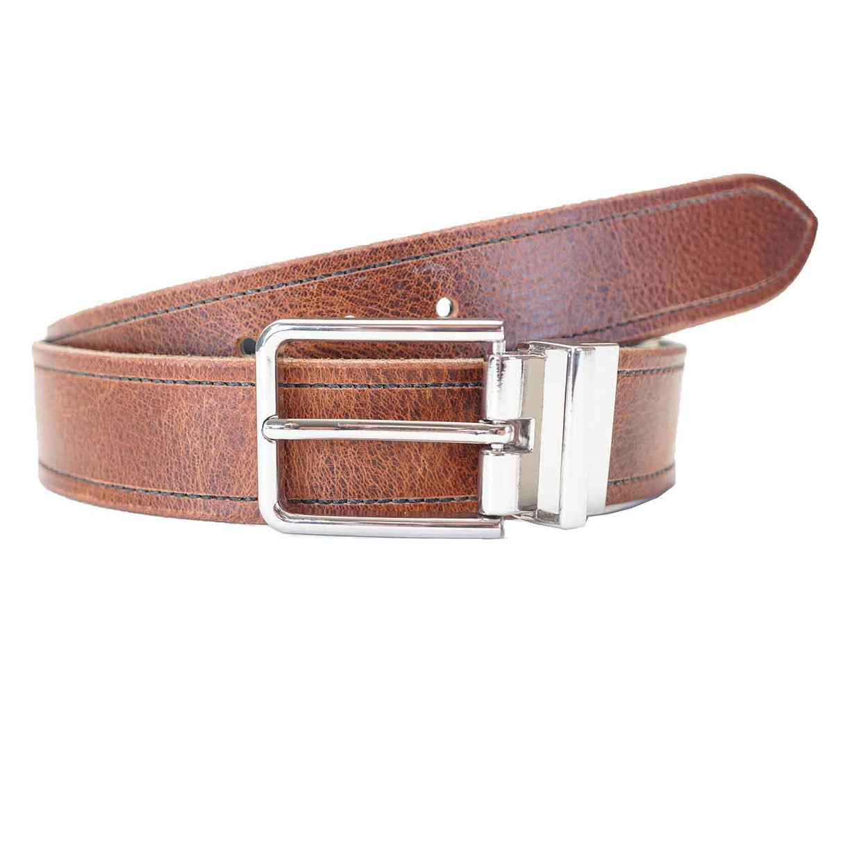 115-1001.SLC.06.jpg 35mm Reversible Buckle - Nickel Plate Image