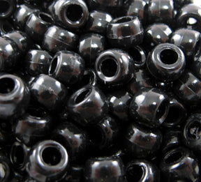 Black Pony Beads - 250pk