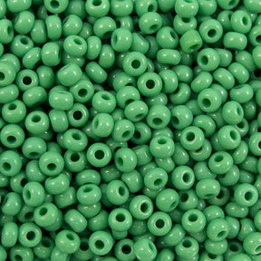 10/0 Glass Seed Beads - Dark Green 20g
