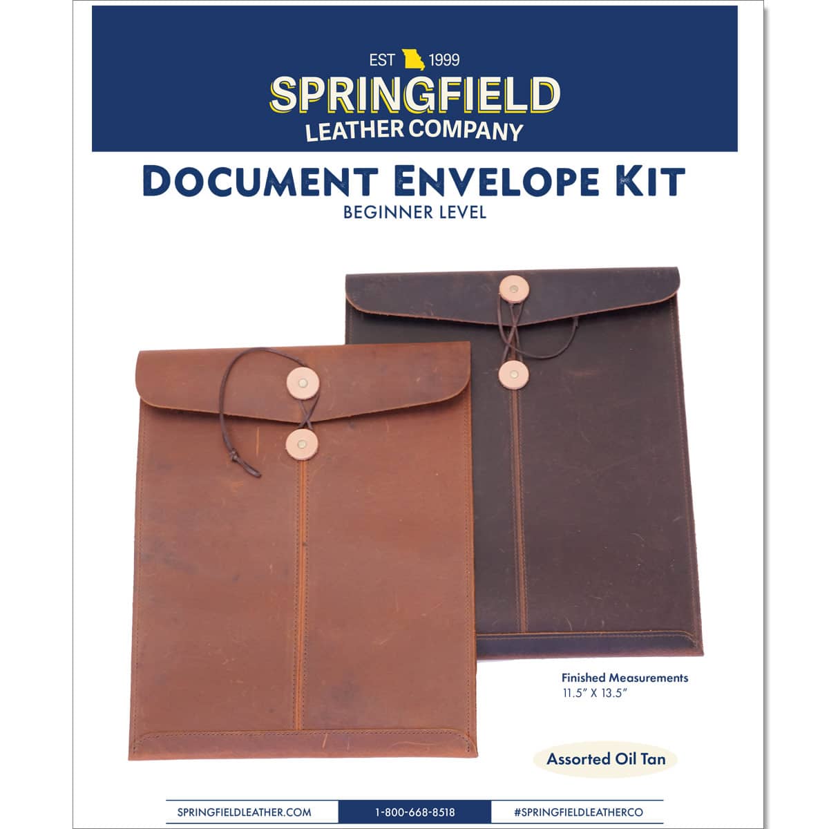 DEK.Oil Tan Panel.01.jpg Document Envelope Kit Image