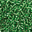 45-113046.SLC.jpg Delica Bead - Sivler Lined Light Green DB046 Image