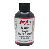 ALAPFO.Black.01.jpg Angelus Leather Acrylic Paint 4oz Image