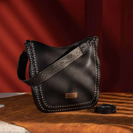 WCCOHB.Black.01.jpg Wrangler Oversized Hobo Bags Image