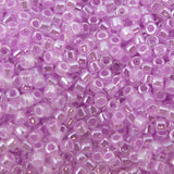 Delica Bead - Lined Crystal/Pale Lilac DB248