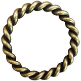 Rope Ring - Antique Gold