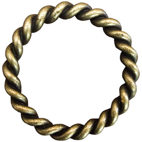 Rope Ring - Antique Gold