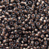 229-104.SLC.jpg Seed Beads 10/0 Black Diamond Crystal Lined - 20g Image