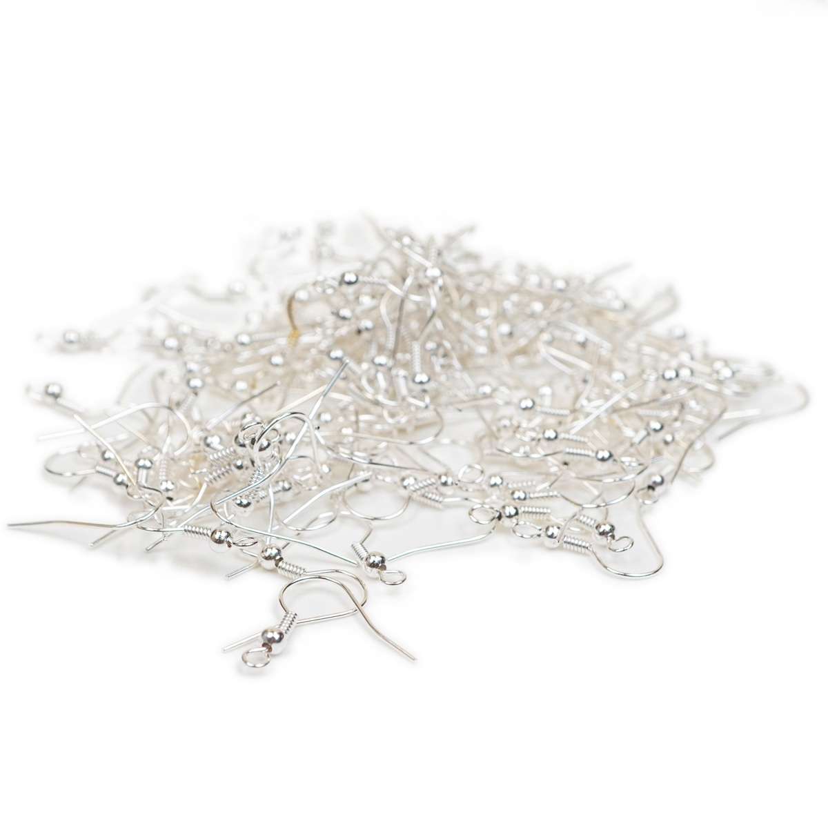 222-50213.SLC.2.jpg 144pk French Hook Earwire - Silver W/Ball Image