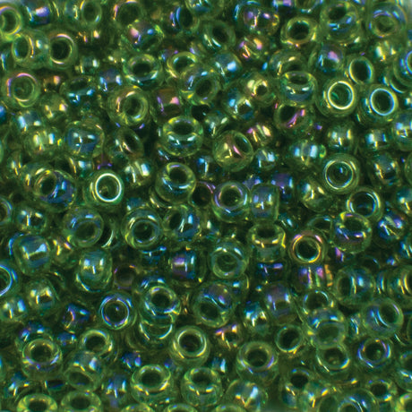 45-89341.SLC.jpg 8/0 Seed Beads - Green Lined Chartruse AB 22g Image
