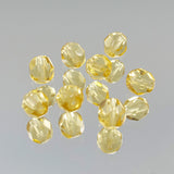 6mm Firepolish Strand - Topaz