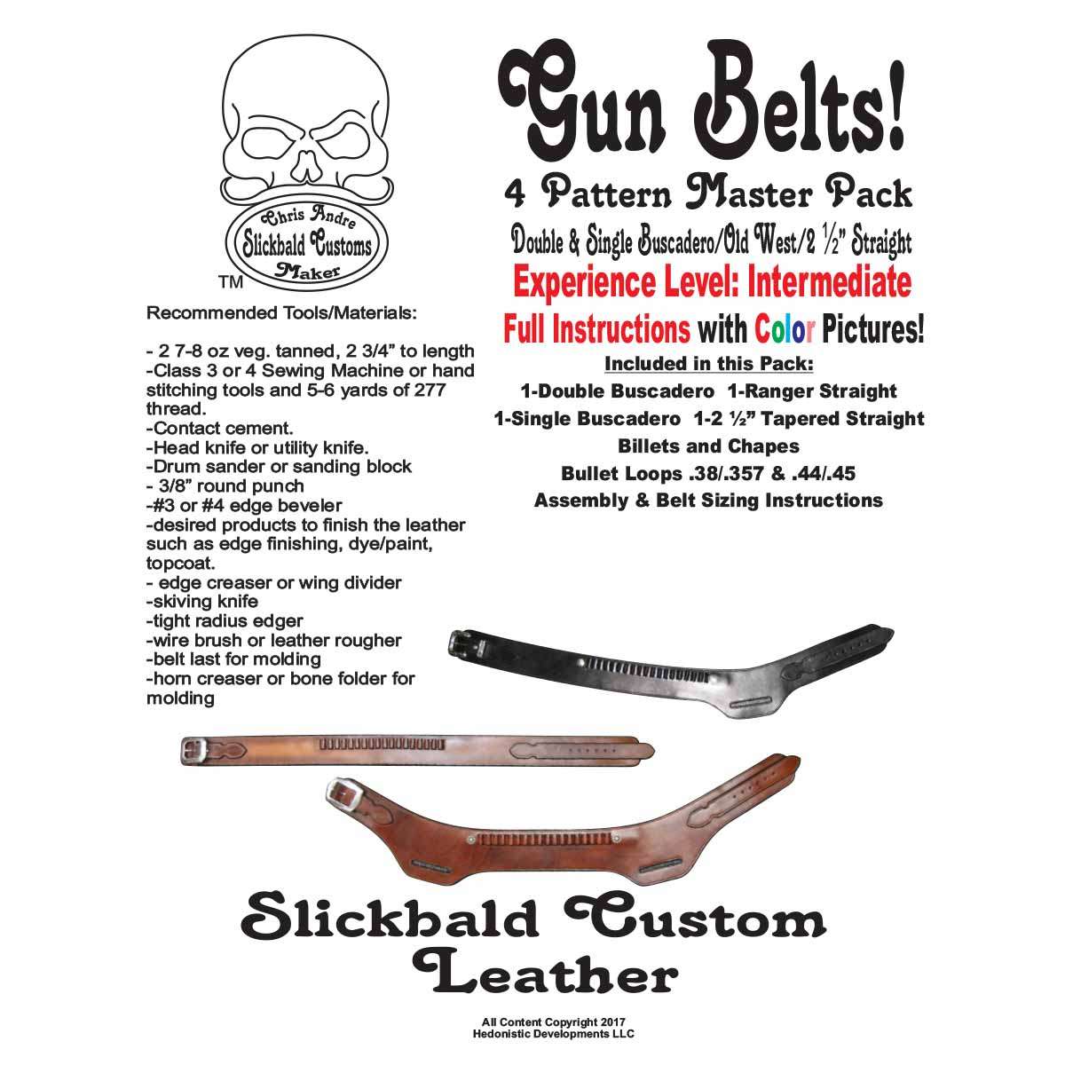 405-002.SLC.01.jpg Slickbald Pattern - Gun Belt Master Pack Image