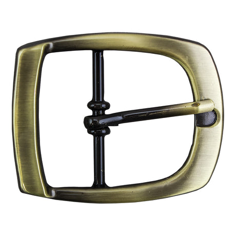 378-151506.SLC.jpg 1 ½" Profitmaker Center Bar Buckle - Antique Brass Image