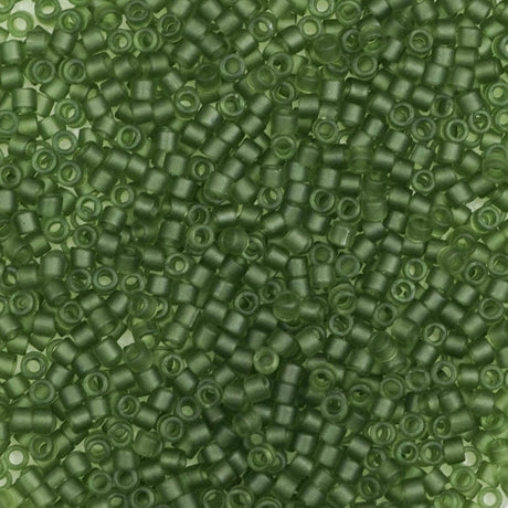 45-1131267.SLC.1.jpg Delica Bead - Matte Transparent Olive DB1267 Image