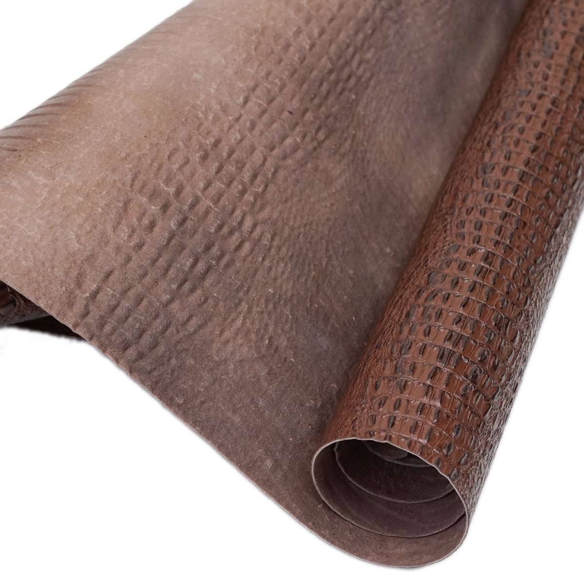 371-17902.SLC.1.jpg Embossed Gator on Cow - Brown Image