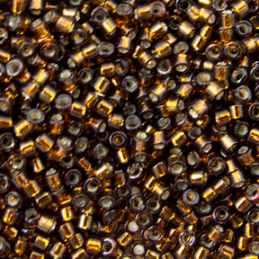 Delica Bead - Silver Lined Topaz Dyed DB612