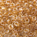 8/0 Seed Beads - Metallic Gold Line 22g
