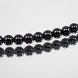 222-4145.SLC.jpg 6mm Black Round Glass Bead Strand Image