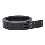 100-202.SLC.01.jpg 1 1/2" Black Hermann Oak Double Hole Belt Blank Image