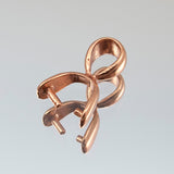 Basic Pinch Bail - Antique Copper