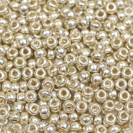 45-894201.SLC.1.jpg 8/0 Seed Beads - Duracoat Galvanized Silver 22g Image
