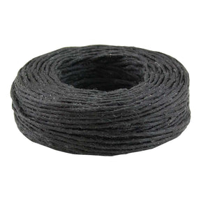 Nyltex Wax Thread - Black 25yd