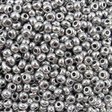 222-144027.SLC.jpg 10/0 Glass Seed Beads - Silver 20g Image