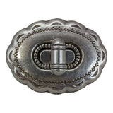 Southwest Bag Clasp - Antique Silver Plate