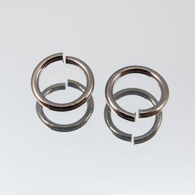 339-131.SLC.jpg 8mm Jump Rings - Gunmetal 20pk Image