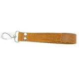 579-13001.SLC.05.jpg Fringed Leather Wristlet Strap - Mesquite Brown Image
